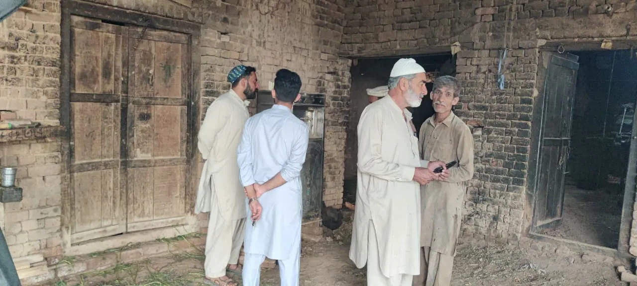 AIBF field visit to Bugga Sharif — dispensary inspection