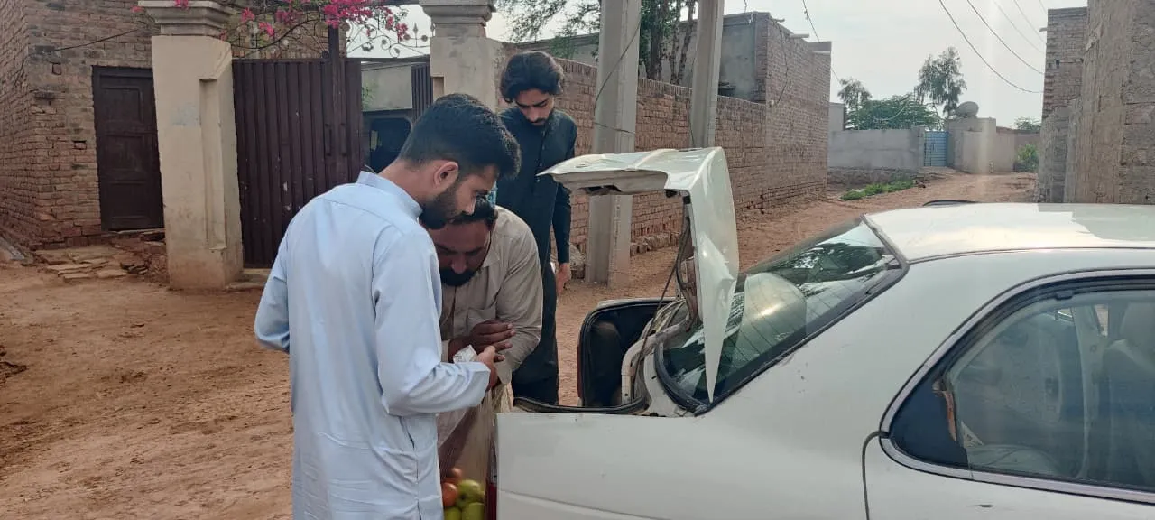Plantation progress at Bugga Sharif