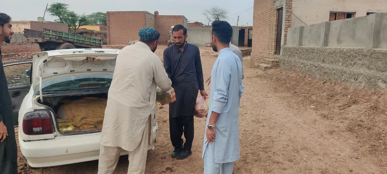 Rural landscape at Bugga Sharif village