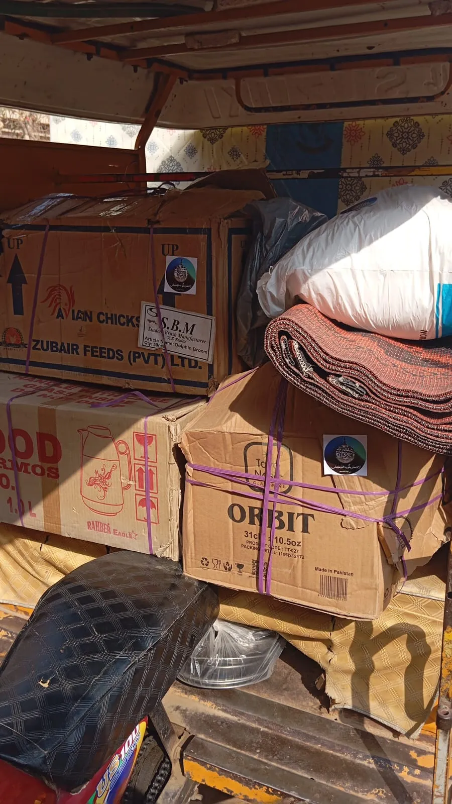 Materials loaded for AIBF Bhera trip
