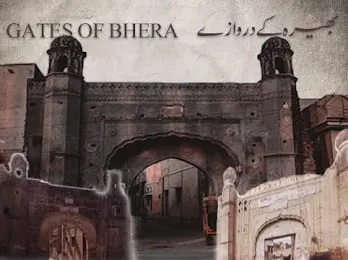 Bhera landmark postcard design